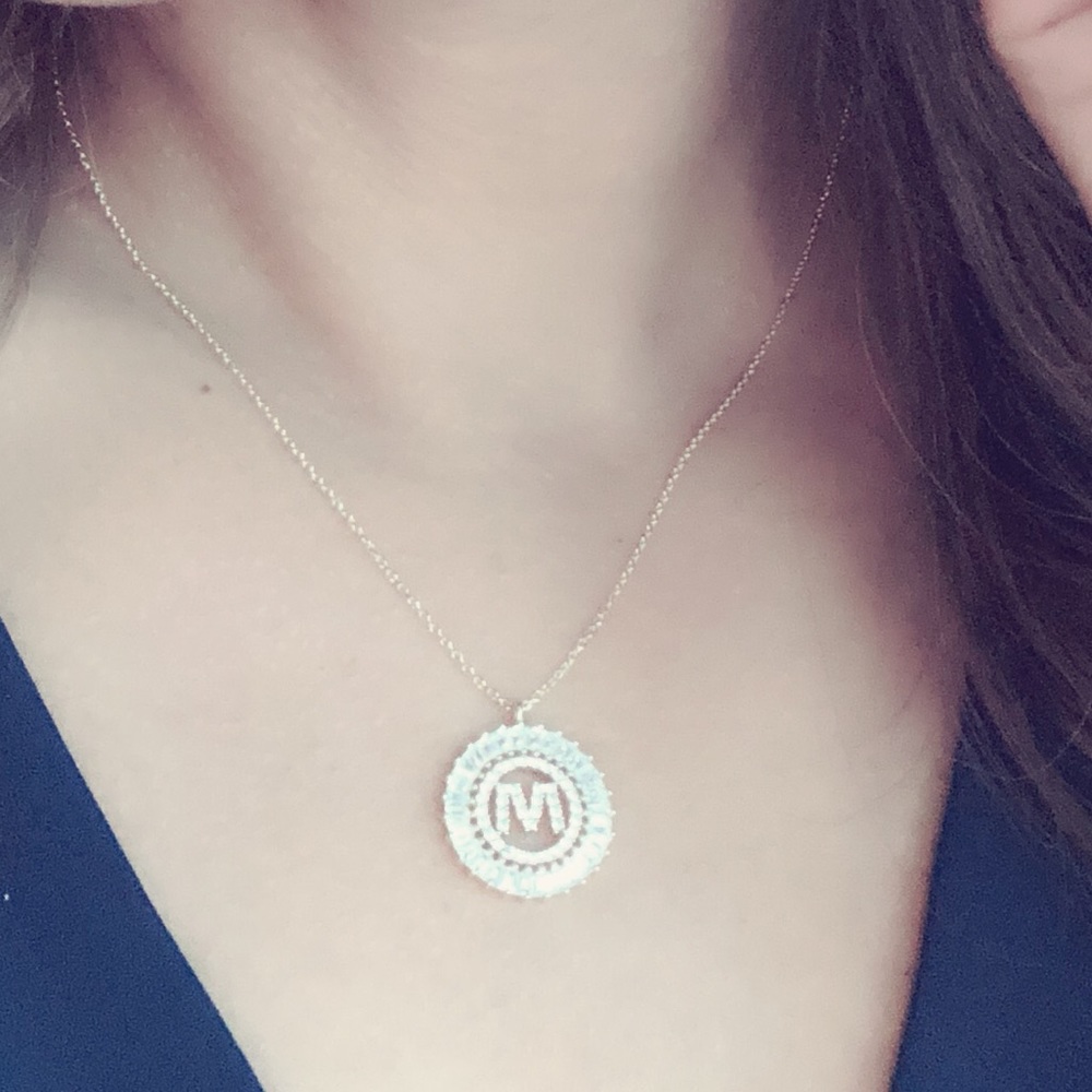 INITIAL PENDANT NECKLACE SS